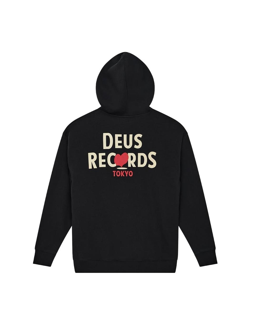 DEUS HOODIE DEEP CUT NEGRA