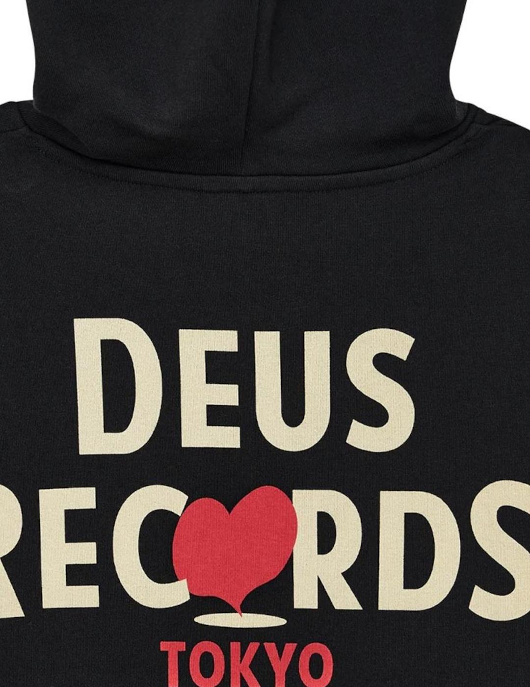DEUS HOODIE DEEP CUT NEGRA