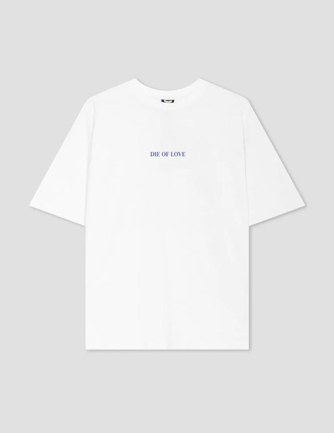 KAOTIKO CAMISETA BLANCA DIE OF LOVE ORGANIC COTTON