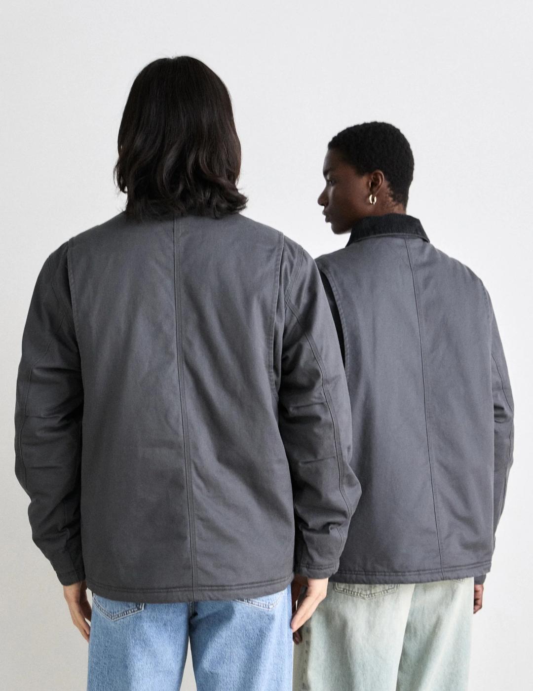 TOMMY CAZADORA TWILL CHORE WASHED BLACK