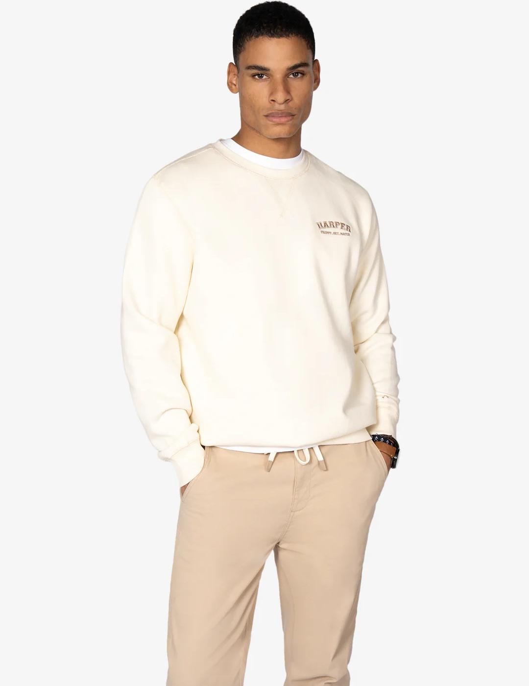 HARPER SUDADERA BLANCO MICHIGAN