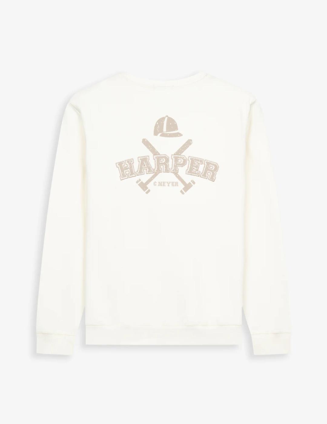 HARPER SUDADERA BLANCO MICHIGAN