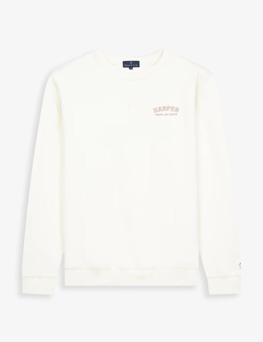 HARPER SUDADERA BLANCO MICHIGAN