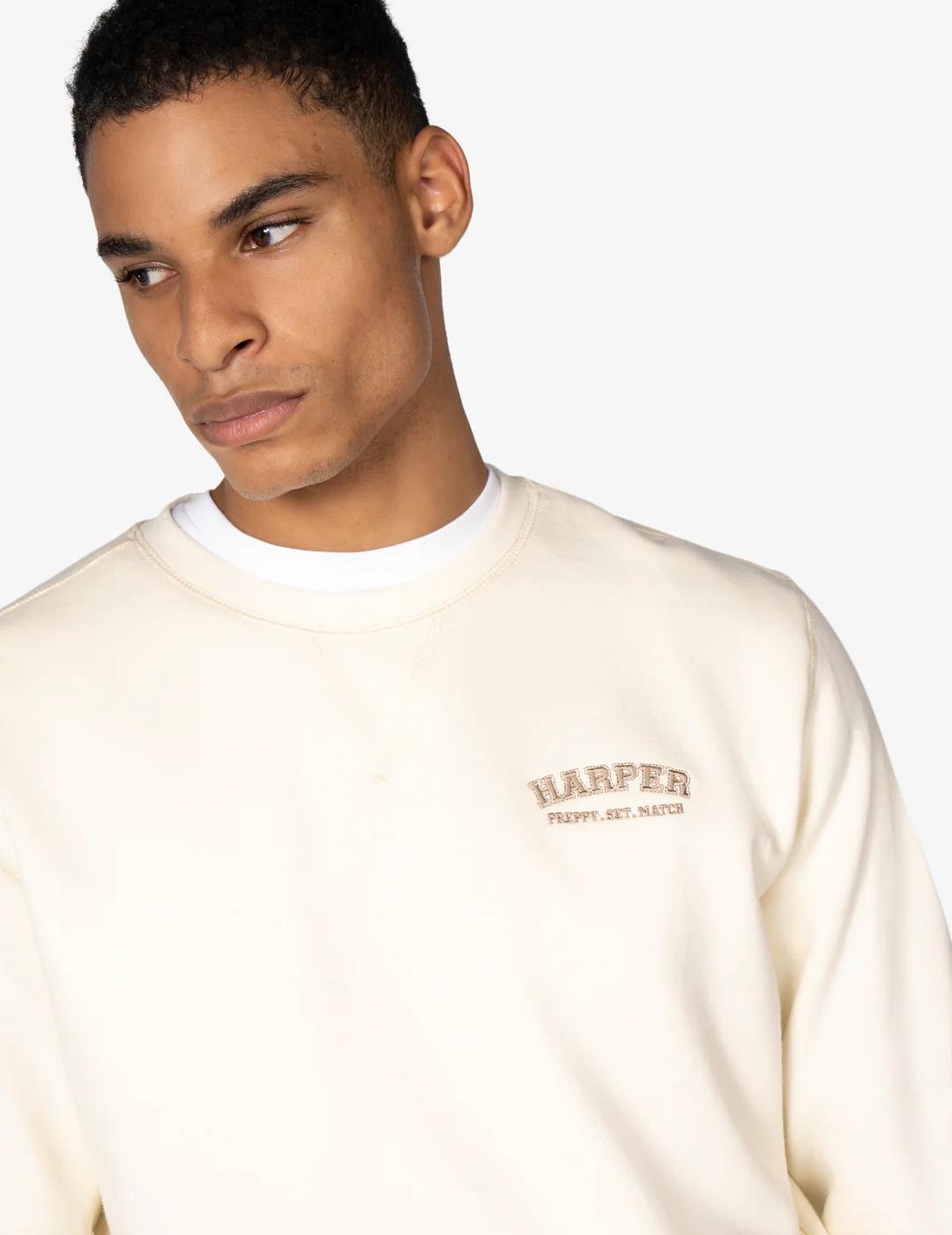 HARPER SUDADERA BLANCO MICHIGAN