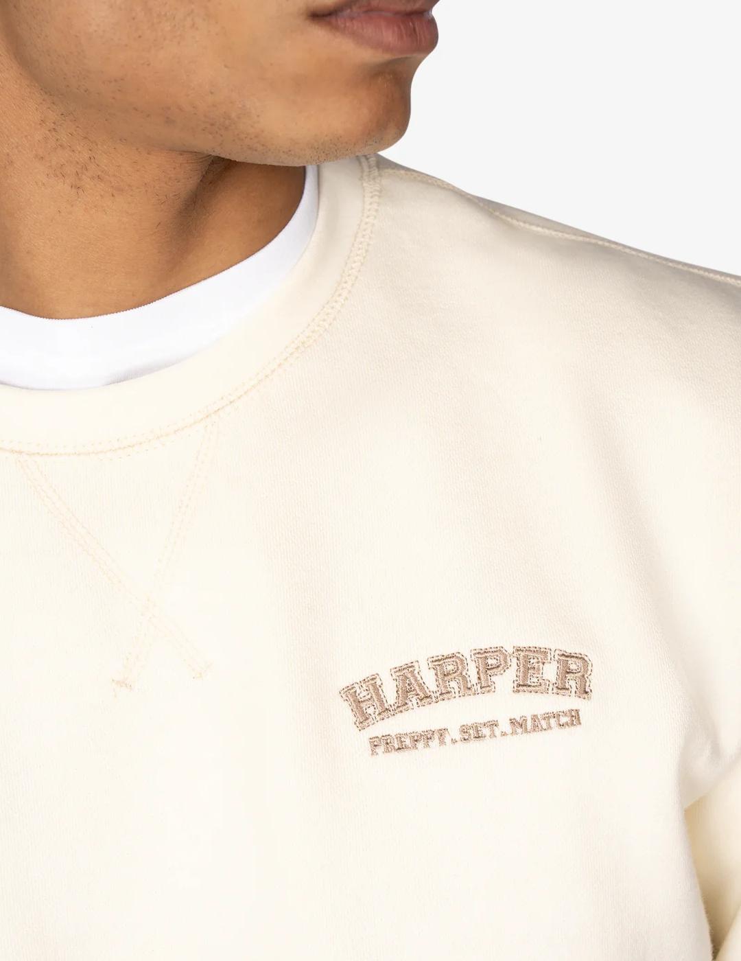 HARPER SUDADERA BLANCO MICHIGAN