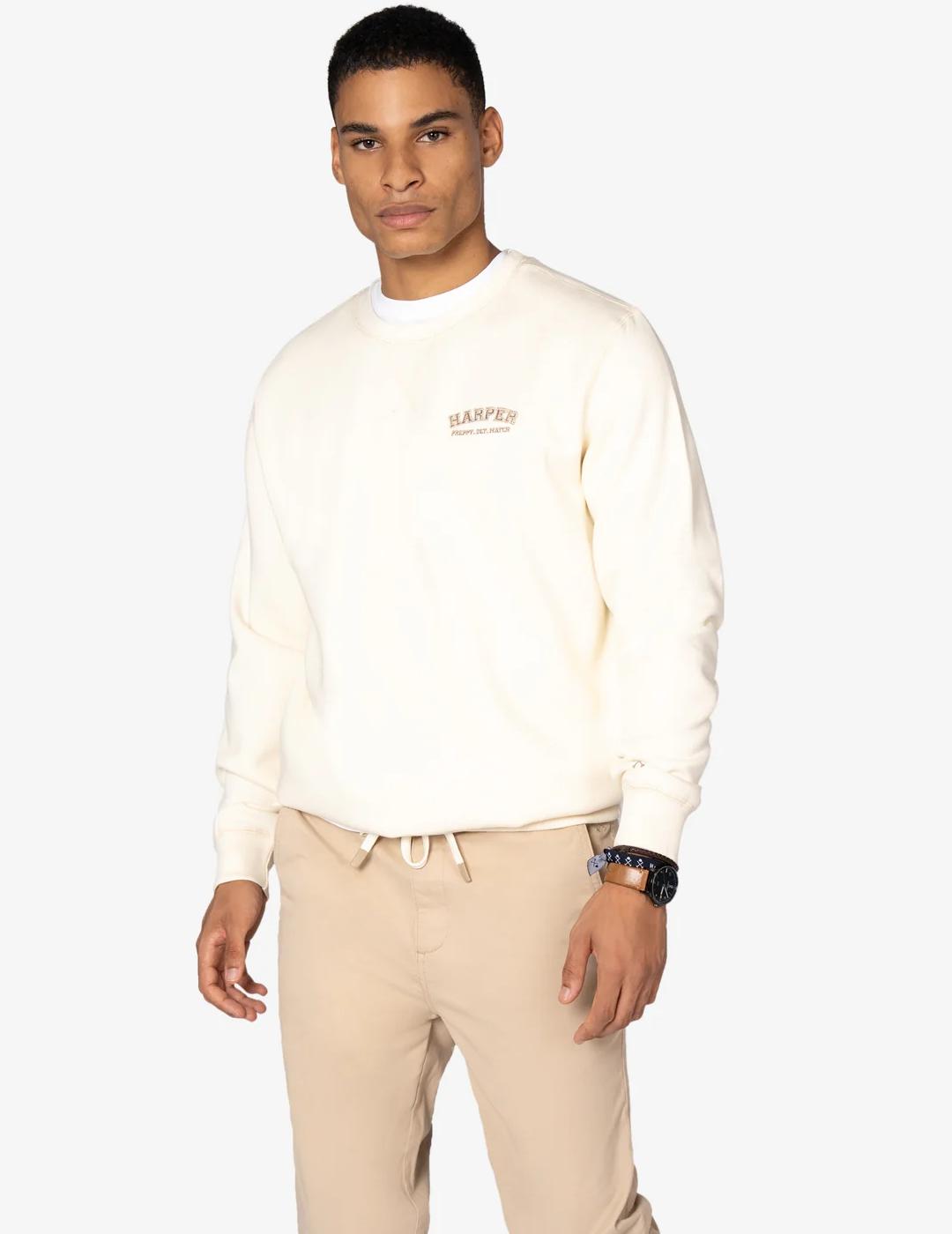 HARPER SUDADERA BLANCO MICHIGAN