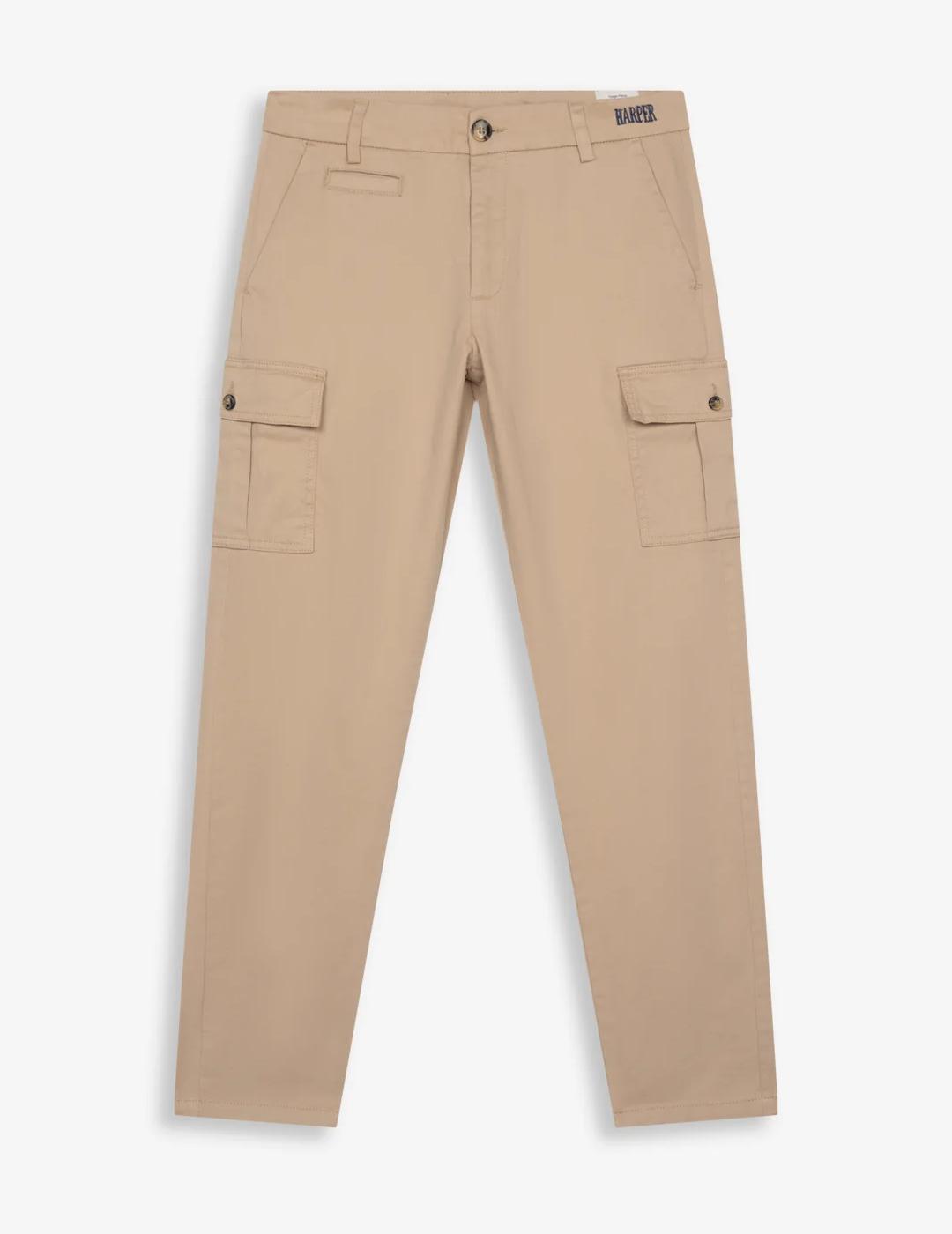 HARPER PANTALON CARGO CAMEL
