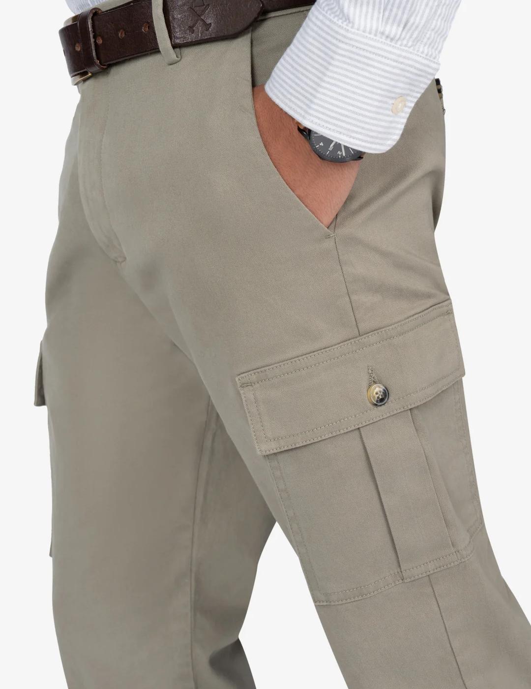 HARPER PANTALON VERDE CARGO