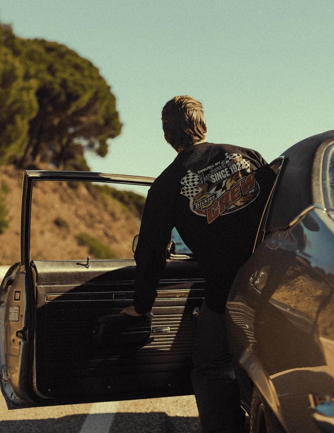 DICKIES CAMISETA NEGRA ML NASHPORT