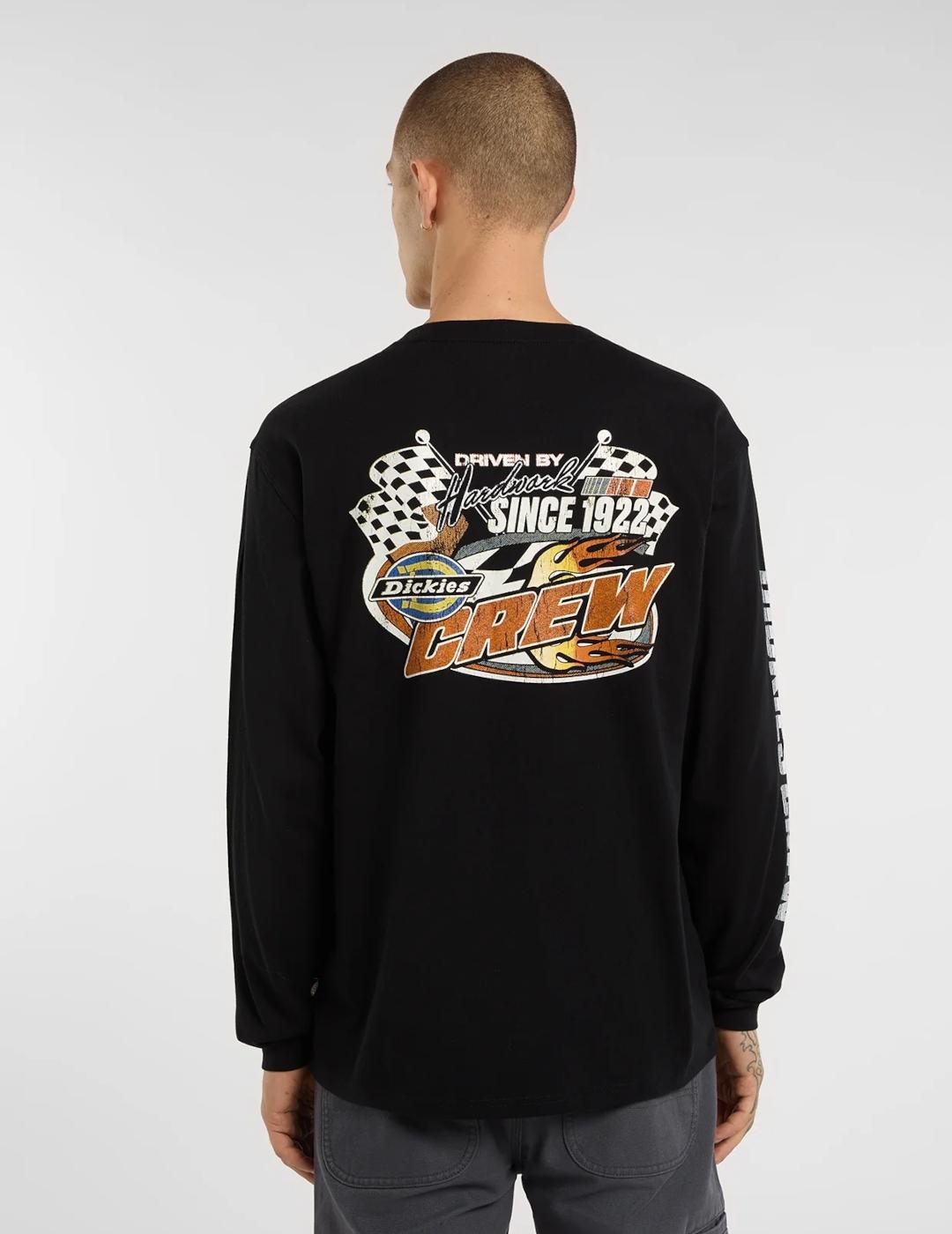 DICKIES CAMISETA NEGRA ML NASHPORT