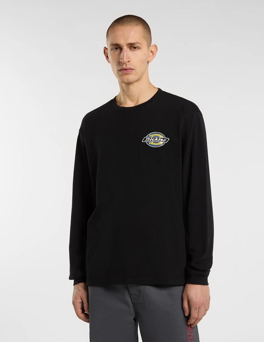 DICKIES CAMISETA NEGRA ML NASHPORT