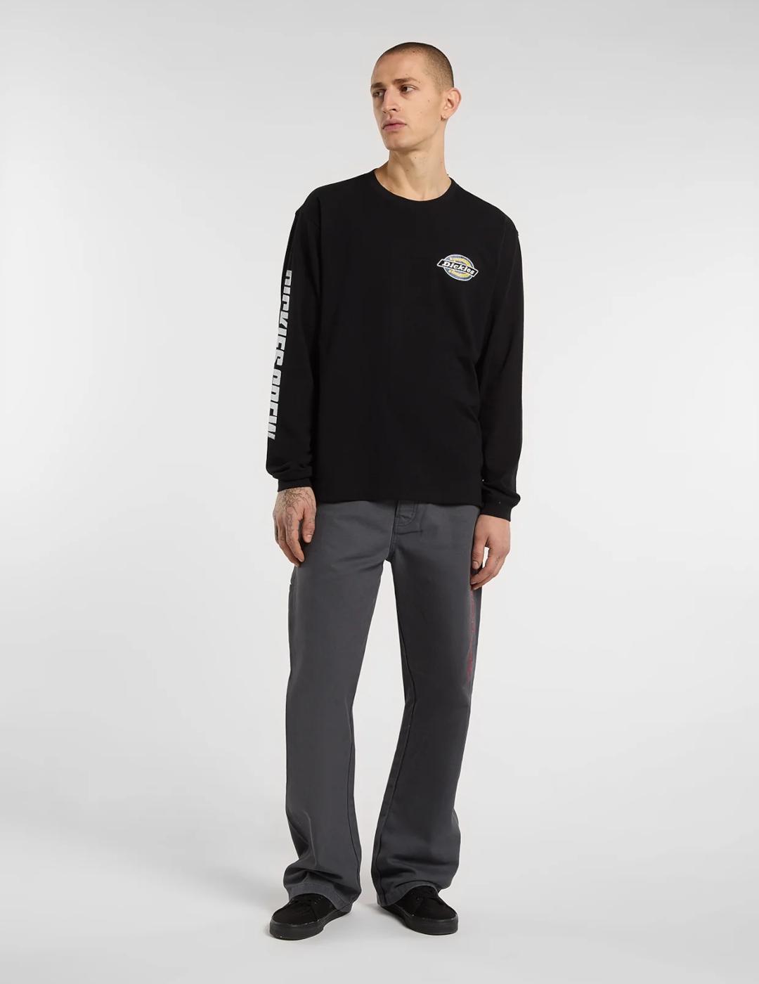 DICKIES CAMISETA NEGRA ML NASHPORT