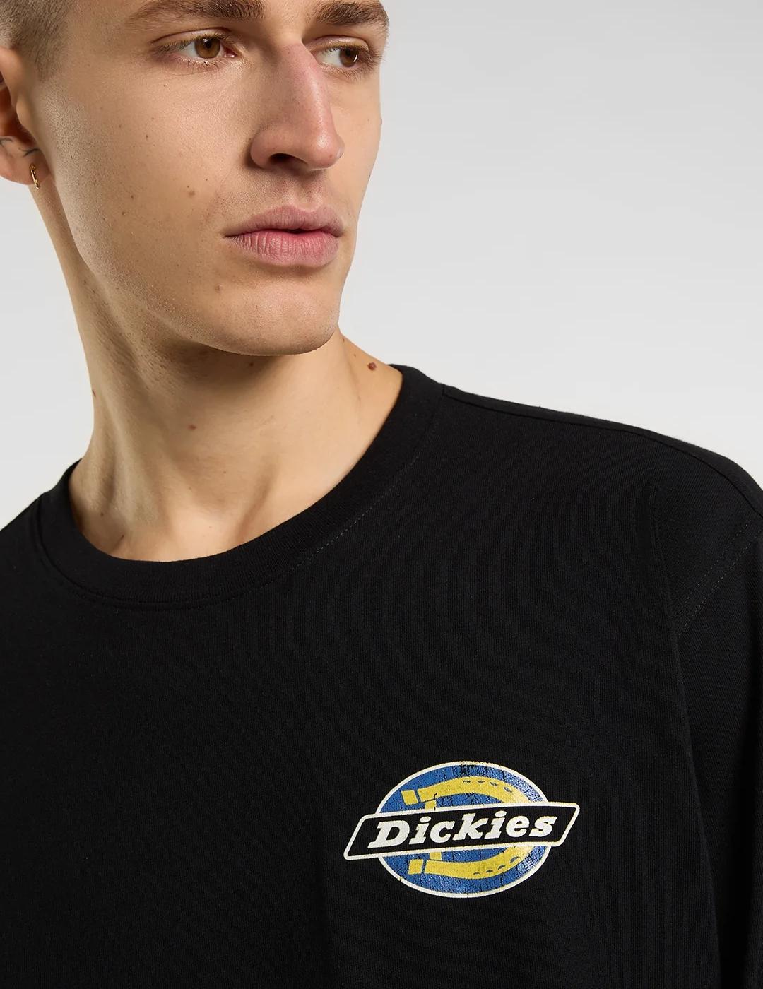 DICKIES CAMISETA NEGRA ML NASHPORT