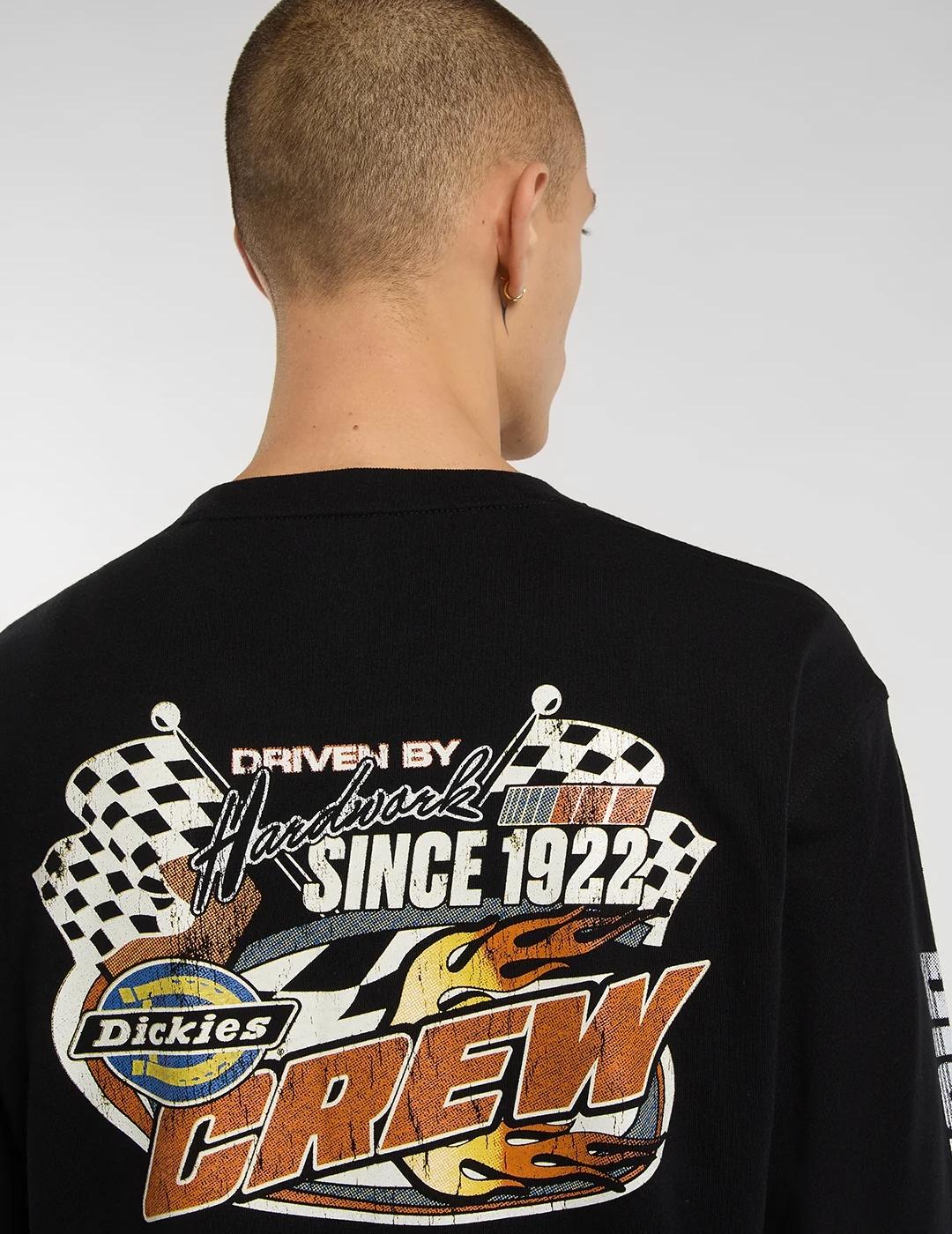 DICKIES CAMISETA NEGRA ML NASHPORT