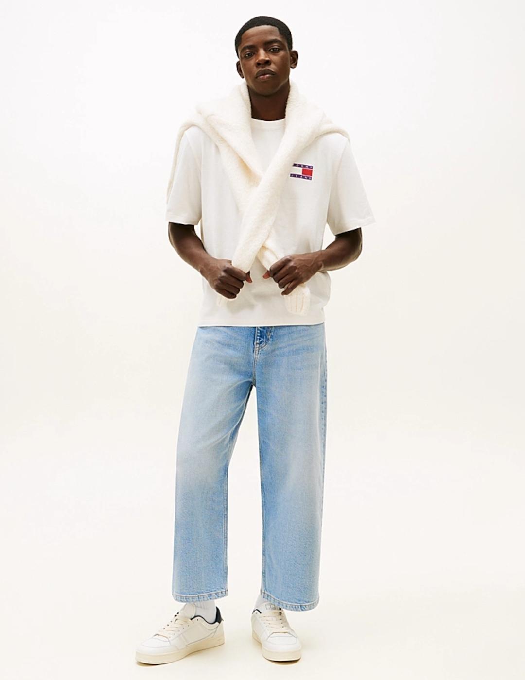 TOMMY CAMISETA BLANCA 90S PEAKS BACKPRINT