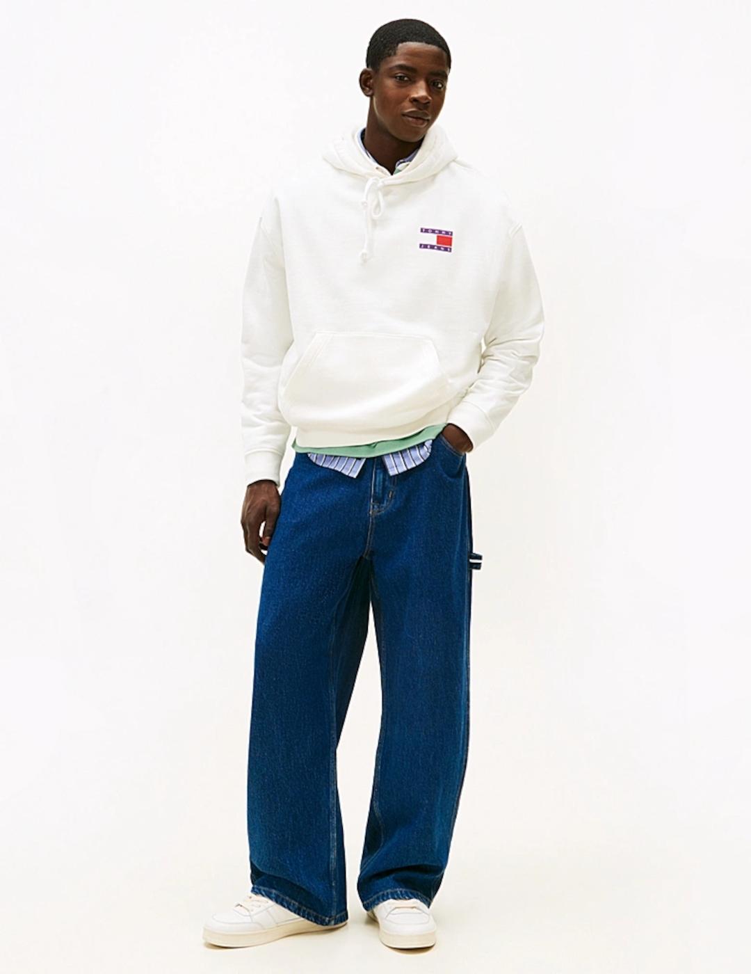 TOMMY HOODIE BLANCA 90S DNA PLAY