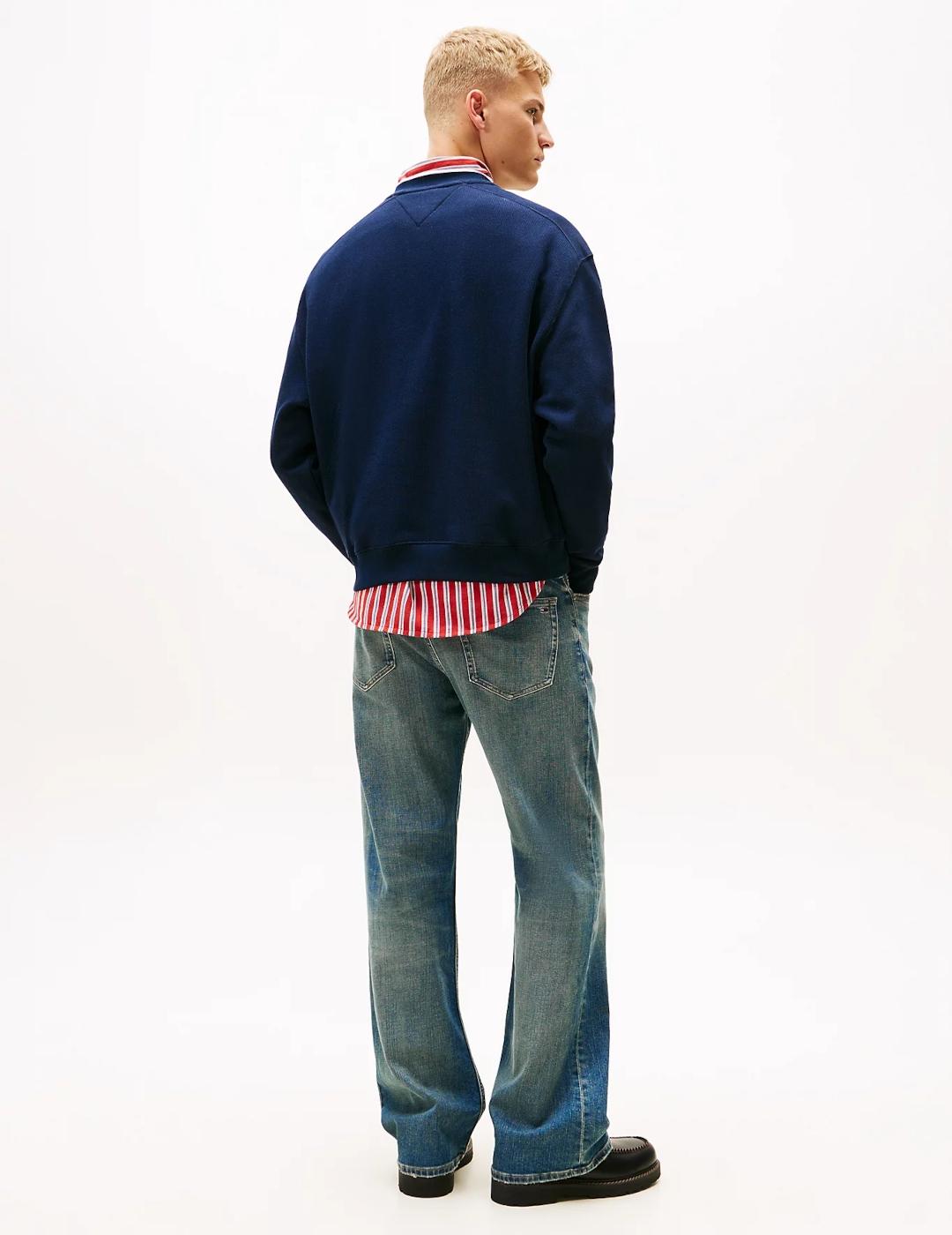 TOMMY SUDADERA PUNTO MARINO 90S TEXTURE