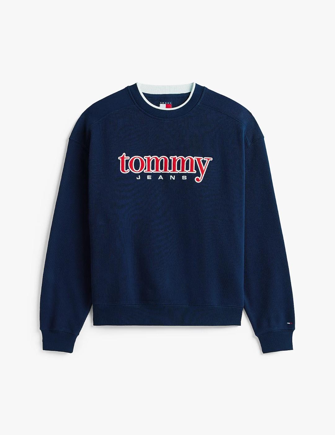TOMMY SUDADERA PUNTO MARINO 90S TEXTURE