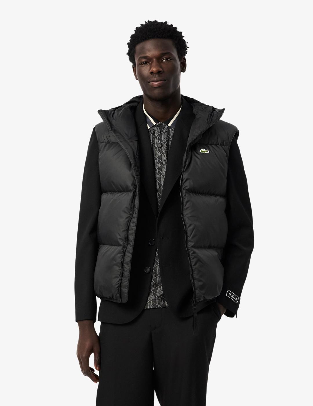 LACOSTE CHALECO NEGRO