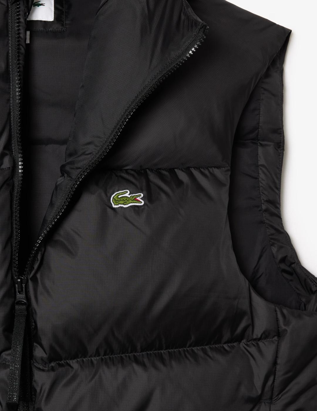 LACOSTE CHALECO NEGRO