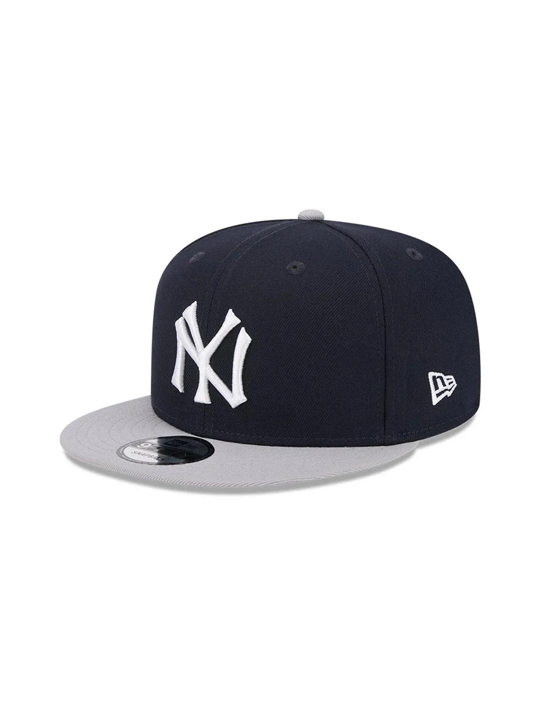 GORRA NEW ERA SNAPBACK MARINO GRIS YANKEES