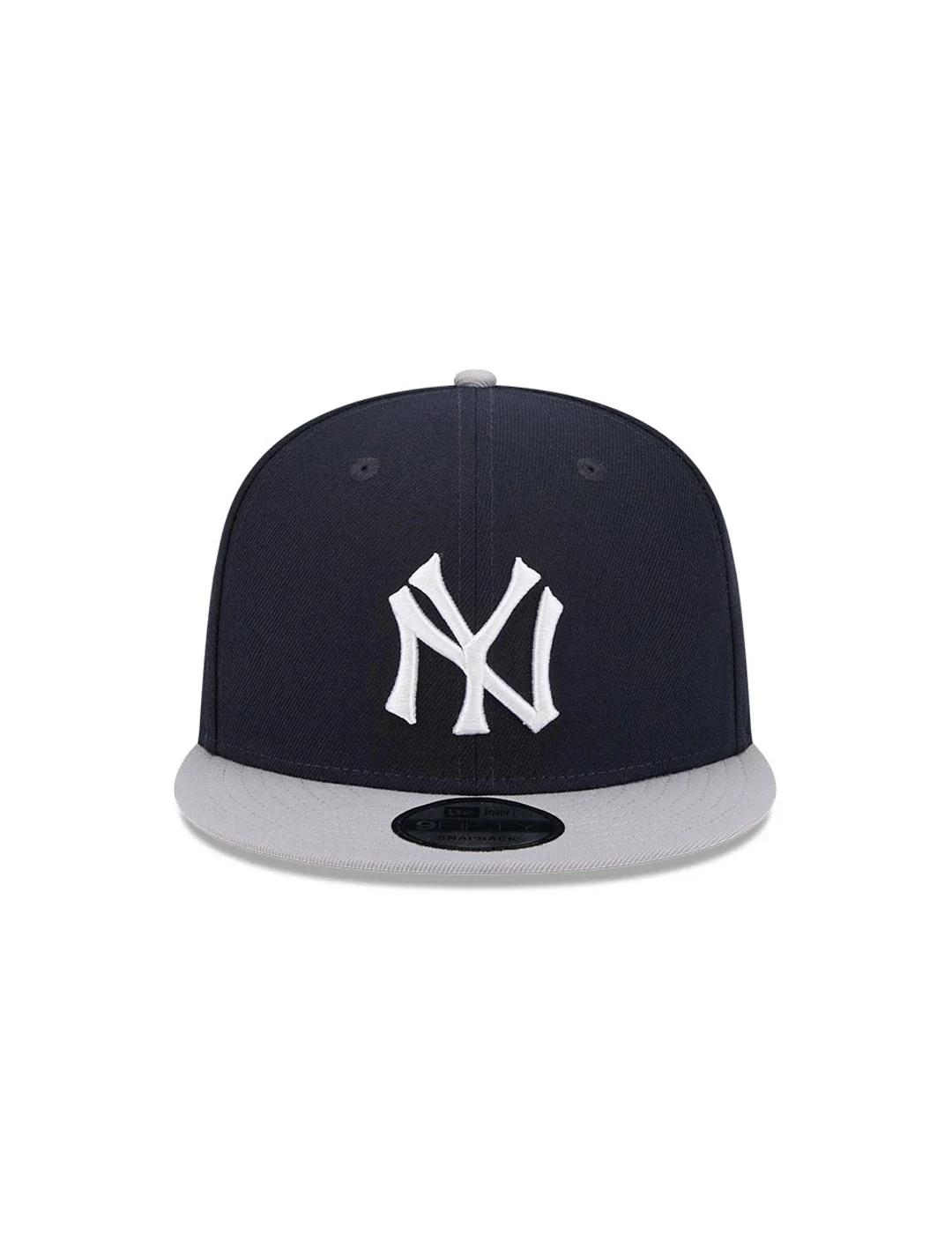 GORRA NEW ERA SNAPBACK MARINO GRIS YANKEES