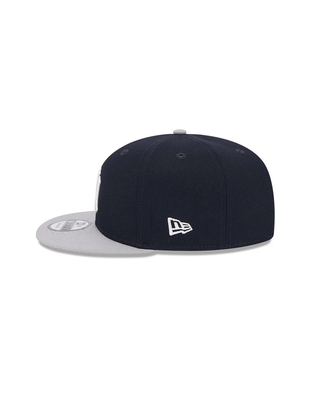 GORRA NEW ERA SNAPBACK MARINO GRIS YANKEES